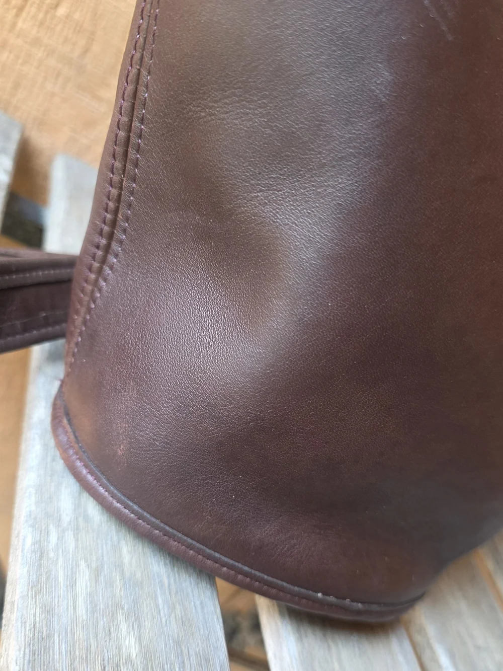 Legacy Vintage 90s 9019 Coach Brown Maggie Duffle Bucket Bag